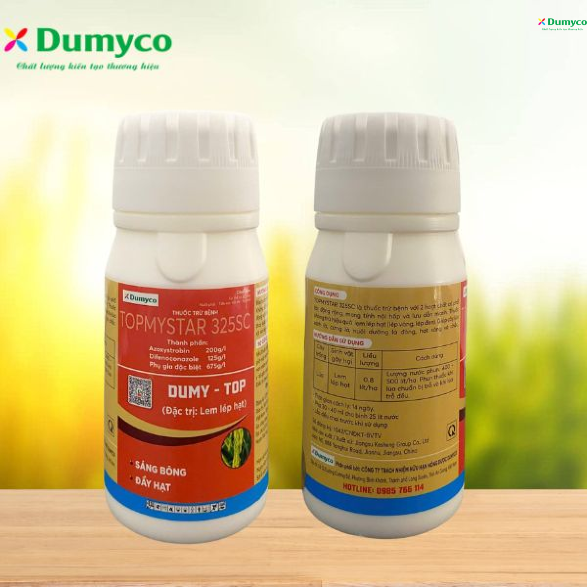 DUMY-TOP 240ml - đặc trị: lem lép hạt