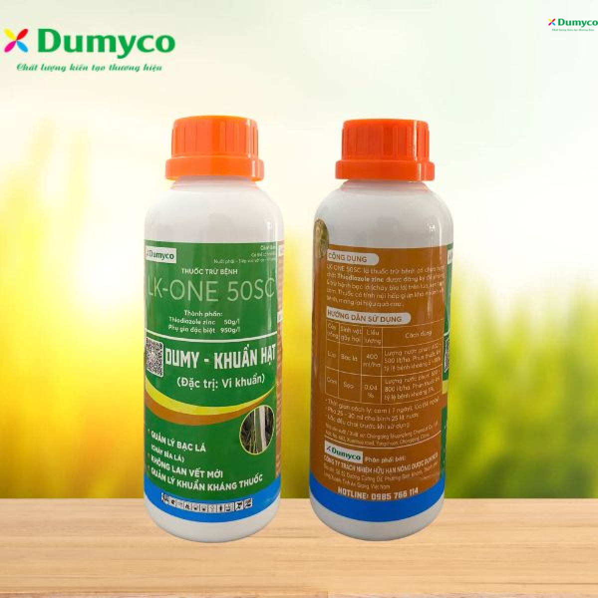 THUỐC ĐẶC TRỊ VI KHUẨN TRÊN LÚA - DUMY KHUẨN HẠT