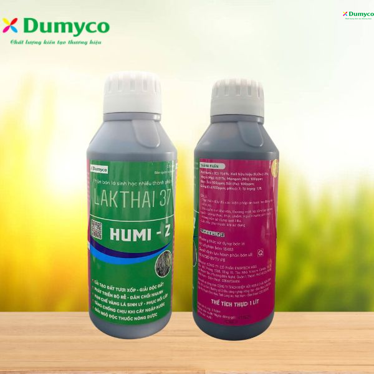 PHÂN BÓN LÁ SINH HỌC, KÍCH RA RỄ, CẢI TẠO ĐẤT, GIẢI ĐỘC THUỐC - HUMI Z