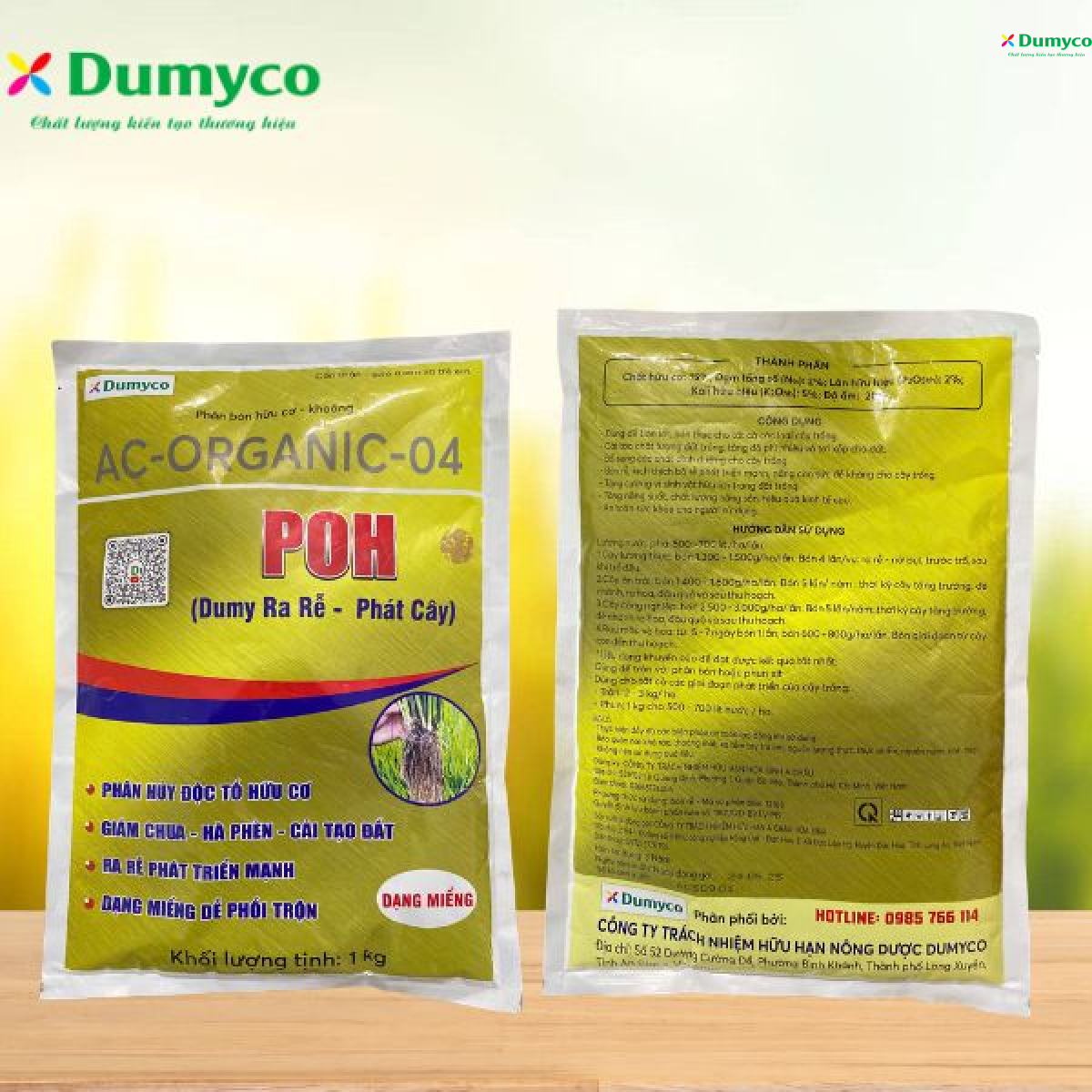 POH - dinh dưỡng ra rễ, đẻ nhánh